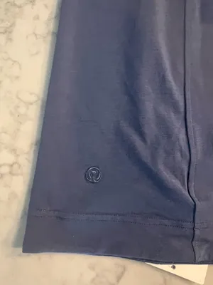 Lululemon Long Cotton Crewneck Tank Top Women’s Small Blue NWT LW1FBVS Pima Cott thumbnail 6