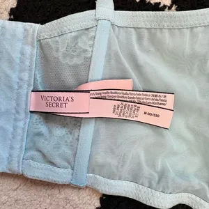 VS Dream Angels Blue Floral Lace Bustier M thumbnail 5
