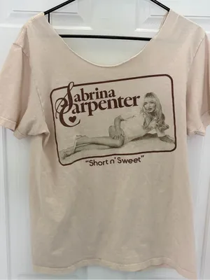 Sabrina Carpenter Classic Women's Short Sleeve Tee - Cream thumbnail 2