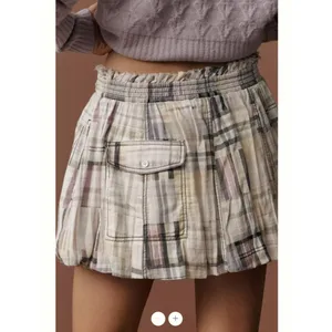 Anthropologie Pilcro Patchwork Bubble Mini Skirt thumbnail 4