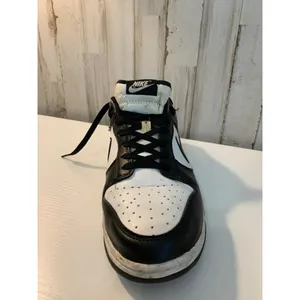 Nike Dunk Low Panda Womens Sneakers Black/White Size 8.5 thumbnail 3