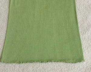 Angels Vintage Y2K Ribbed Lace Green Tank - Sz Medium thumbnail 7