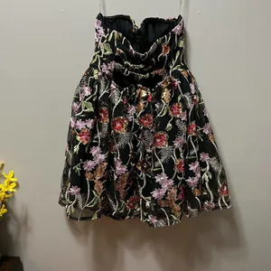 L’Atiste Fit And Flare Embroidered‎ Strapless Sequin Party Dress Size Medium NEW thumbnail 4