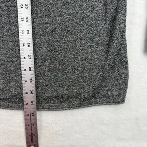 ASOS‎ Womens Gray Marl Long Sleeve Cotton T-Shirt Crew Neck Size Medium 02807490 thumbnail 4
