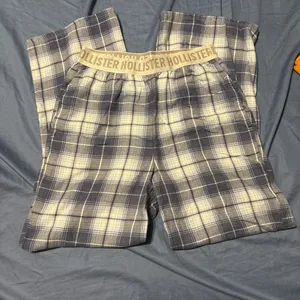 Blue Hollister Pajama Plaid Pants thumbnail 1