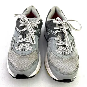 Saucony Womens Cohesion 10 Sz 6.5 Gray Running Shoes Lace Up Low Top S15362-10 thumbnail 2