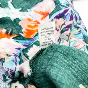 World‎ Market Womens Addy Tunic Top Blouse S/M Tropical Floral Swing Feminine thumbnail 10