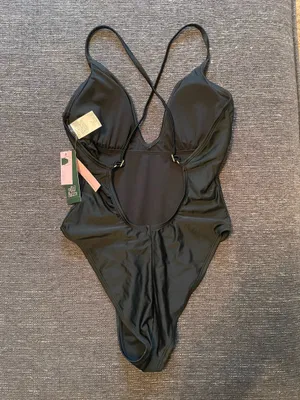 One Piece Swimsuit Women’s Black thumbnail 2