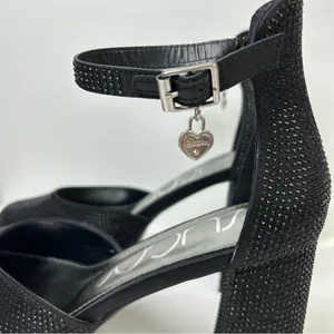 Dolls Kill Sugar Stacked Platform Heels Black Rhinestone NWOT Willfully 2 thumbnail 4