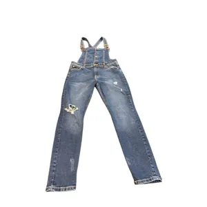 Celebrity Pink Ripped Denim Overall size L thumbnail 2