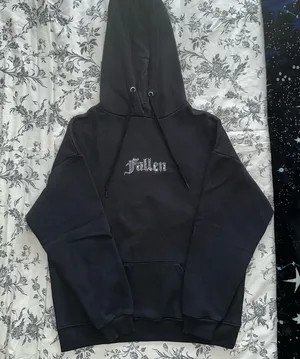 Subdued Angel Wings Hoodie Black thumbnail 1