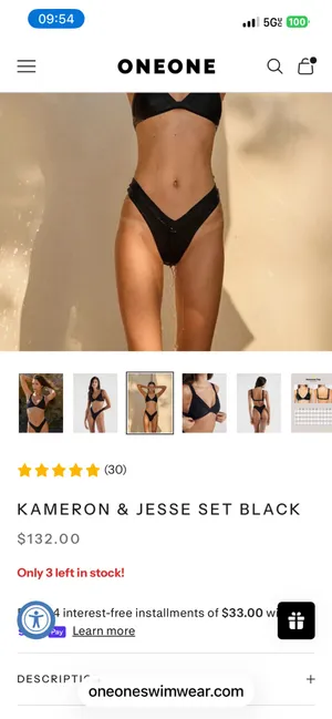 ONEONE Swimwear Bikini Set Kameron Jesse thumbnail 2