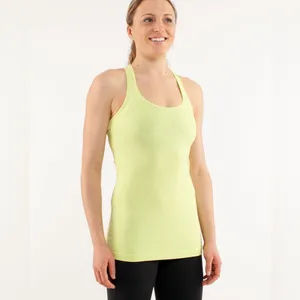 Lululemon Cool Racerback Tank Top Wild Lime 4 thumbnail 2