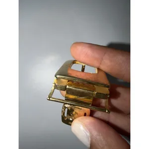 VTG Christian Dior Two Tone Gold Belt Buckle‎ Signed Designer Estate Sale thumbnail 9