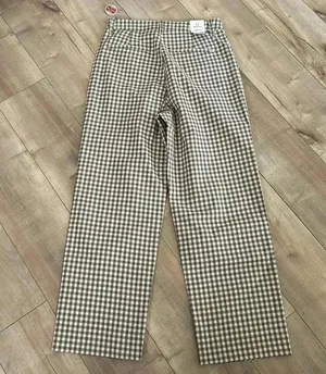 NWT Brixton Thurston Pants Twig/White Cap Super High Waist Straight Leg 27 W 26L thumbnail 10