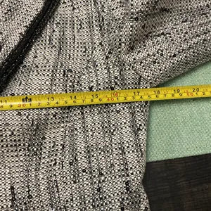 Bergamo Studio Tweed Blazer Jacket Black White Sequin Trim Size 6 thumbnail 9