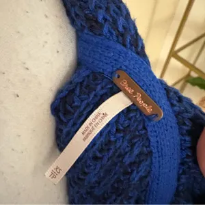 FREE PEOPLE High Hopes Blue Knit Cardigan Women’s Size‎ XS thumbnail 5