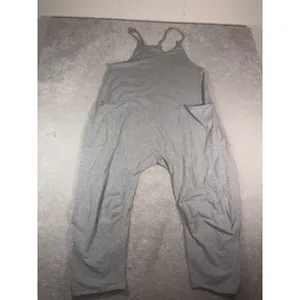 FP Movement Free People Hot Shot Jumpsuit Women's M Gray Harem Romper thumbnail 3