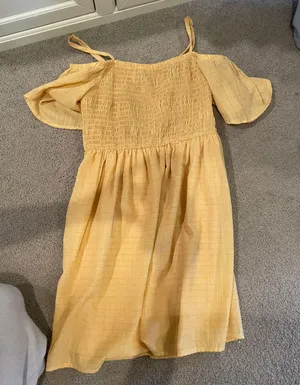 Lots of Love Yellow sun dress thumbnail 1