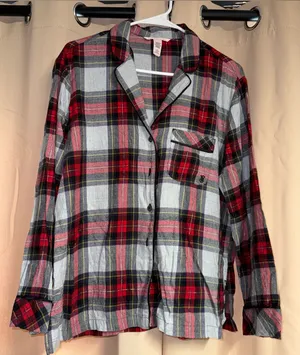 victoria’s secret plaid top thumbnail 1