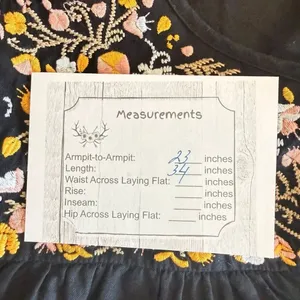 Madewell Embroidered Shift Dress Black Floral Pockets Boho Artisan SZ L #2615 thumbnail 12