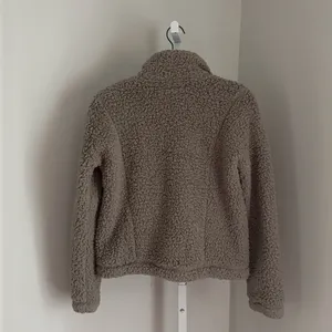 Abercrombie & Fitch Soft AF Sherpa Quarter Zip Faux Sherpa Fleece Jacket Size XS thumbnail 2