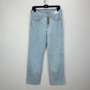 J.Crew Mid Rise Straight Jean Montauk Wash Light Blue Full Length US 26 NWT thumbnail 5