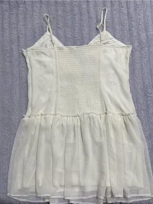 wild fable Ivory Button-Front Slip Dress thumbnail 8