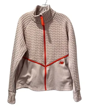 New Balance Heatloft Athletic Jacket Size Large Full Zip‎ Pink WJ13118 thumbnail 1