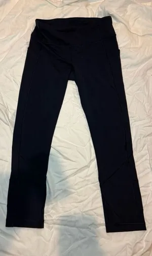 Lululemon Speed Up Crop Leggings Black Size 4 thumbnail 4