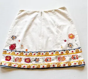 TOPSHOP Embroidered Floral Mini Pencil Skirt thumbnail 6