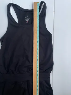 Sweaty Betty Jumpsuit Black Yoga One Piece, Size M, EUC thumbnail 10