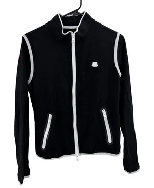 Tilley Jacket Womens Medium Black Tilley Loves Golf Full Zip Mock Neck Active thumbnail 1