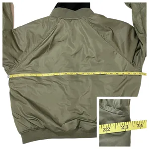 Aeropostale Hooded Bomber Jacket - Green - Large thumbnail 6