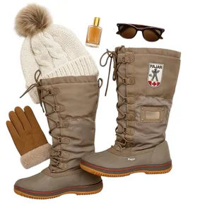 Pajar Canada Gia Waterproof Fleece Lined Snow Boots Women 37 Winter Warm in EUC thumbnail 17