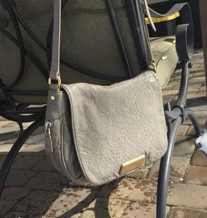 Marc by Marc Jacobs Leather grey beige Crossbody thumbnail 6