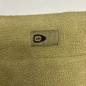Nike Reversible Olive Tan Two Fabric Mock Neck Two Way Full Zip Up Vest- Small thumbnail 14