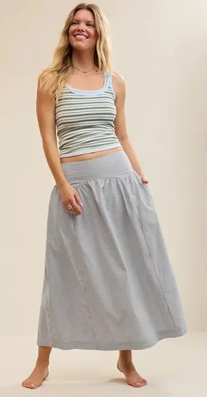 American Eagle Seersucker Skirt thumbnail 1