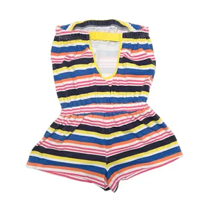 U.S. Polo Assn. Multicolored Striped Romper thumbnail 2