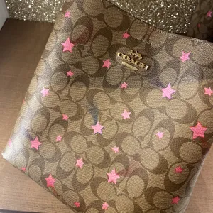 Coach Town Bucket Bag In Signature Canvas With Disco Star Print c6923 thumbnail 6