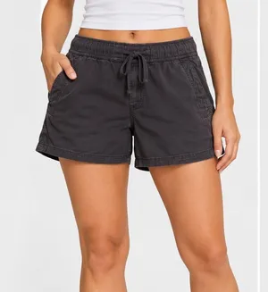 The North Face Women’s Shorts Size L Black Drawstring Hiking Outdoor thumbnail 1
