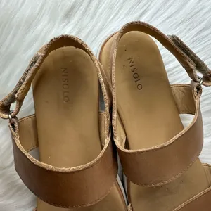 Nisolo Go-To Platform Sandals In Almond Size 9.5 thumbnail 9