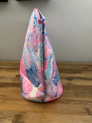Lilly Pulitzer Roar of the Seas Cooler Tote Bag Seashell Pattern Pink Blue NEW thumbnail 3