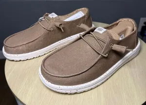 Hey Dude Wendy Stretch Canvas, Taupe, US W6 thumbnail 1
