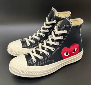 CONVERSE X Comme des Garçons PLAY High Top Chuck 70 Unisex Sneakers Women’s 7 thumbnail 1