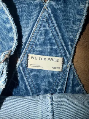 Free people We The Free Good Luck Barrel Overalls thumbnail 4
