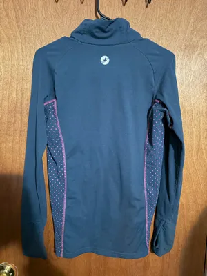 Aerie Blue and Purple Quarter-Zip thumbnail 4