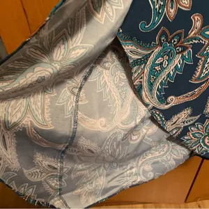 JM Sports Wear Women Paisley Harem style pants Sz M thumbnail 3