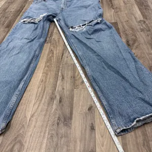 Abercrombie & Fitch 90s Relaxed High Rise Distressed Jeans 18L thumbnail 4