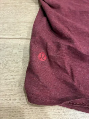 Lululemon Women’s Time to Restore Wrap Top Burgundy Red Size 2 thumbnail 5